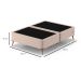 Base para Cama Box Casal com Entrada USB Night (45x138x188 cm) Suede Bege