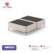 Base para Cama Box Casal com Entrada USB Night (45x138x188 cm) Suede Bege