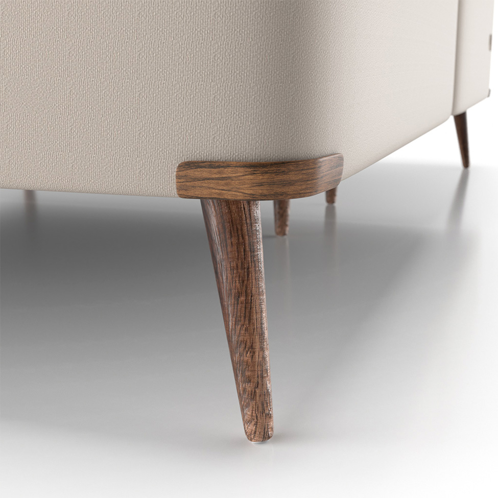 Base para Cama Box King com Entrada USB Night (45x193x203 cm) Suede Bege
