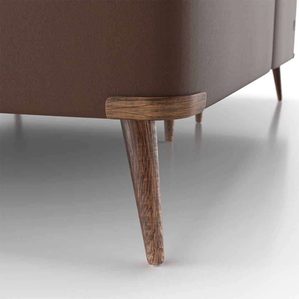 Base para Cama Box King com Entrada USB Night (45x193x203 cm) Suede Marrom