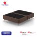 Base para Cama Box King com Entrada USB Night (45x193x203 cm) Suede Marrom