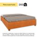 Base para Cama Box Queen Mônaco (35x164x203 cm) Cinamomo