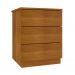 Base para Cama Box Queen Mônaco Off White com 2 Mesas de Cabeceira Veronna 3 GV Cinamomo