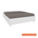 Base para Cama Box Queen Mônaco com 2 Mesas de Cabeceira Veronna 3 GV Neve