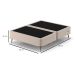 Base para Cama Box Queen com Entrada USB Night (45x158x198 cm) Suede Bege
