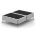 Base para Cama Box Queen com Entrada USB Night (45x158x198 cm) Suede Cinza