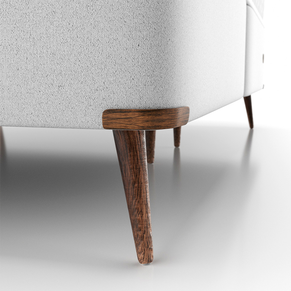 Base para Cama Box Queen com Entrada USB Night (45x158x198 cm) Suede Cinza