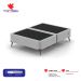 Base para Cama Box Queen com Entrada USB Night (45x158x198 cm) Suede Cinza