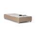 Base para Cama Box Solteiro Ajustável Danna Suede Bege