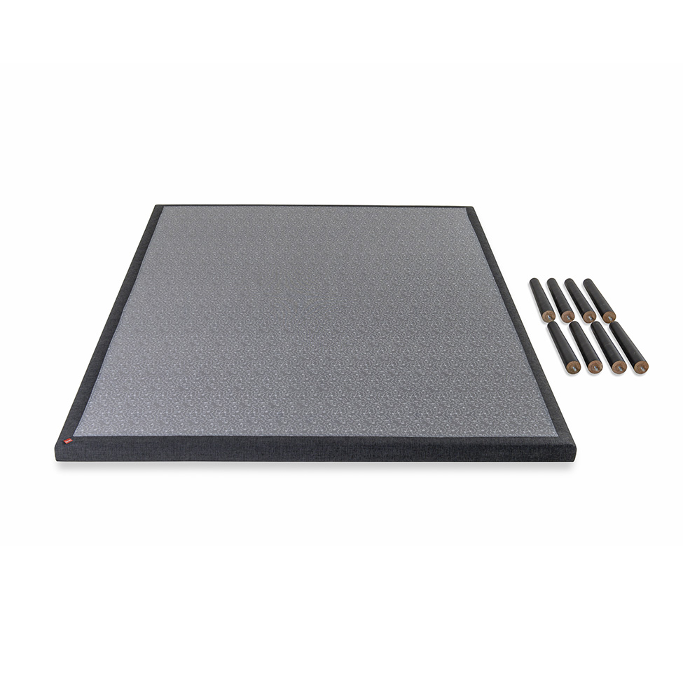 Base para Cama Box Solteiro Float Mescla Chumbo 79 cm