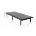 Base para Cama Box Solteiro Float Mescla Chumbo 88 cm