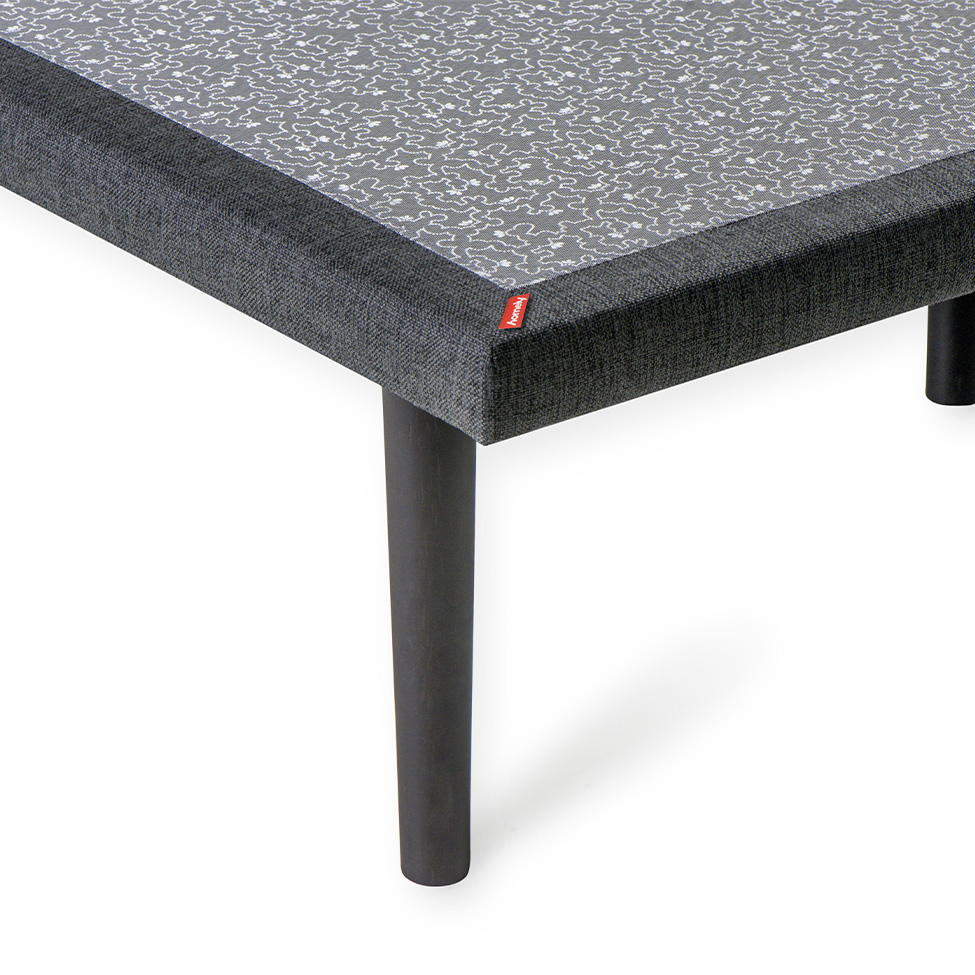 Base para Cama Box Solteiro King Float Mescla Chumbo