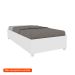 Base para Cama Box Solteiro Mônaco Neve