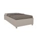 Base para Cama Box Solteiro Mônaco Off White