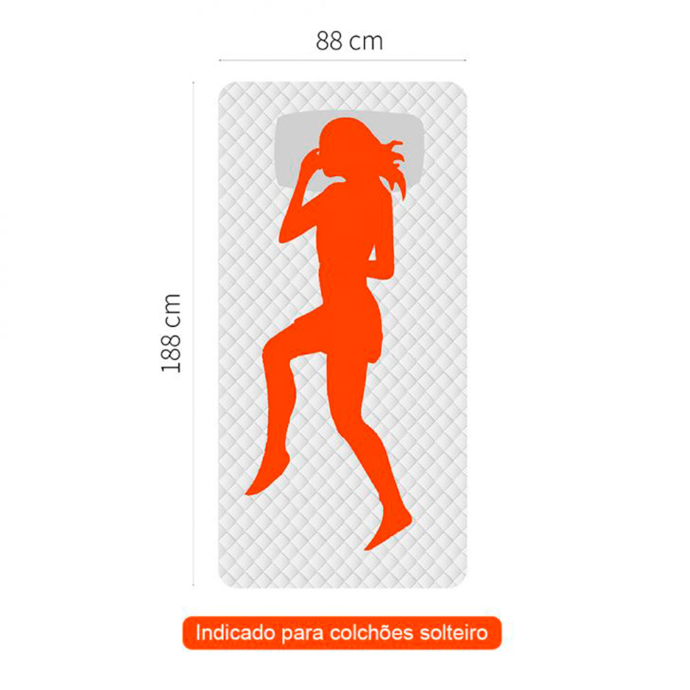 Base para Cama Box Solteiro Mônaco com Mesa de Cabeceira Veronna 3 GV Cinamomo