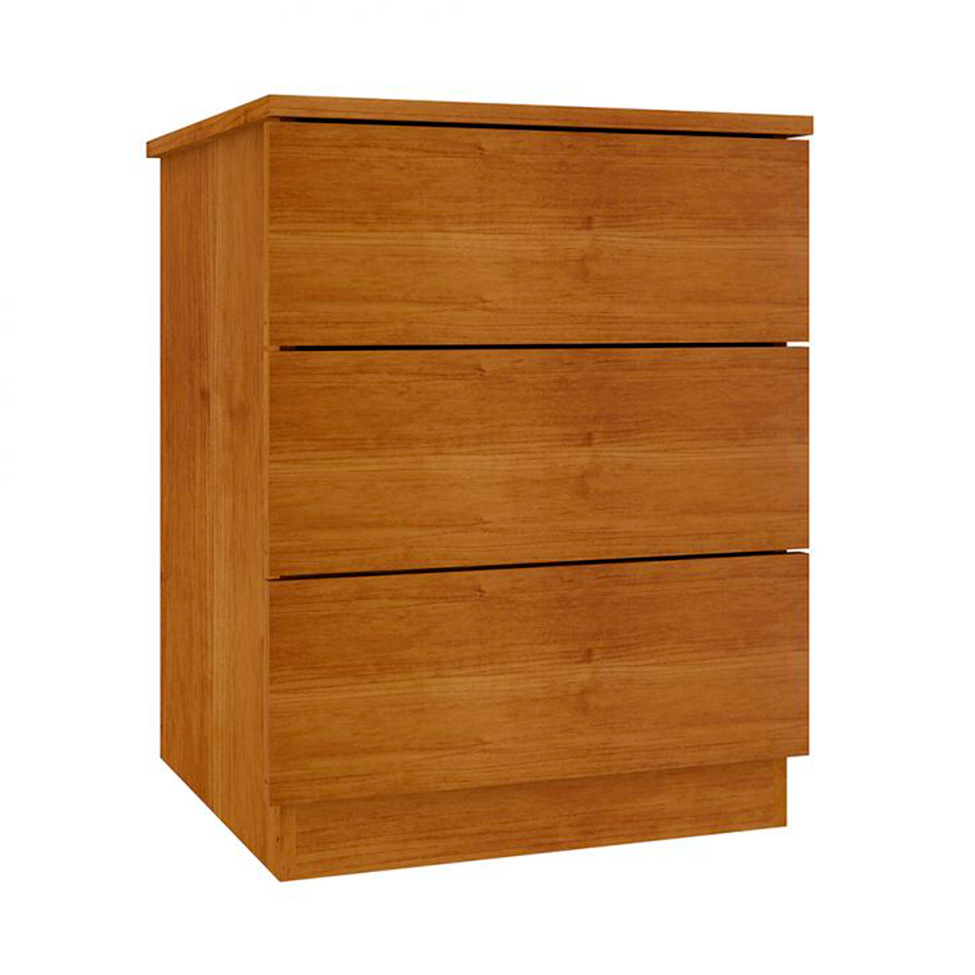 Base para Cama Box Solteiro Mônaco com Mesa de Cabeceira Veronna 3 GV Cinamomo
