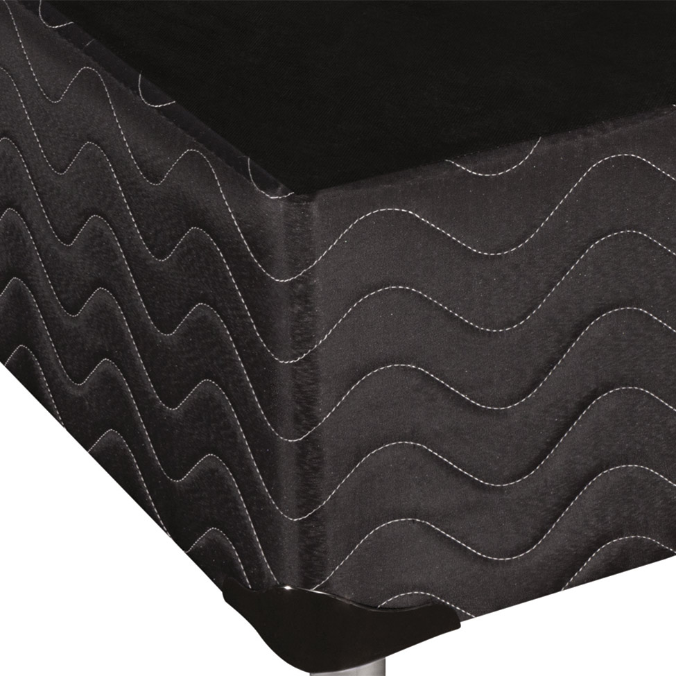 Base para Cama Box Solteiro Sintel (42x88x188) Preta