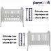 Berço Minicama Conforto Branco