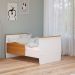 Berço Minicama Conforto Branco e Nature