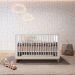 Berço Minicama Cubo Branco e Plátano