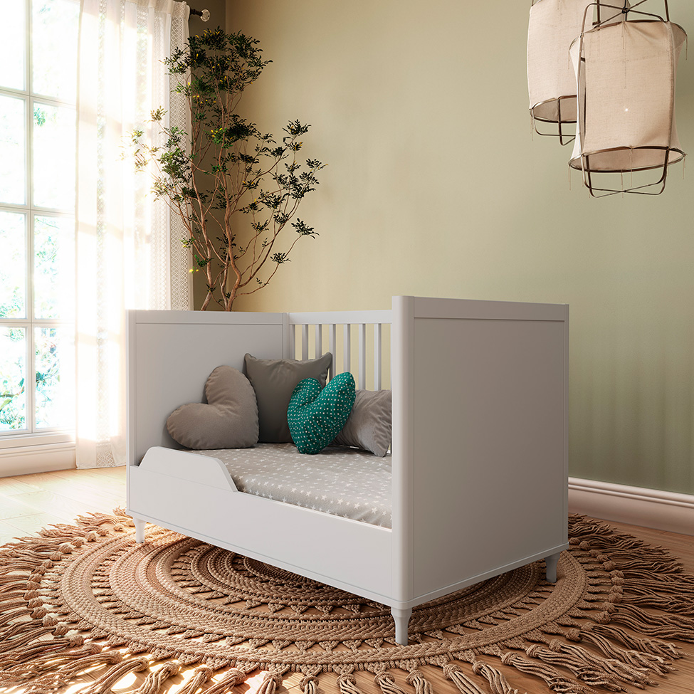 Berço Minicama Fofura Branco