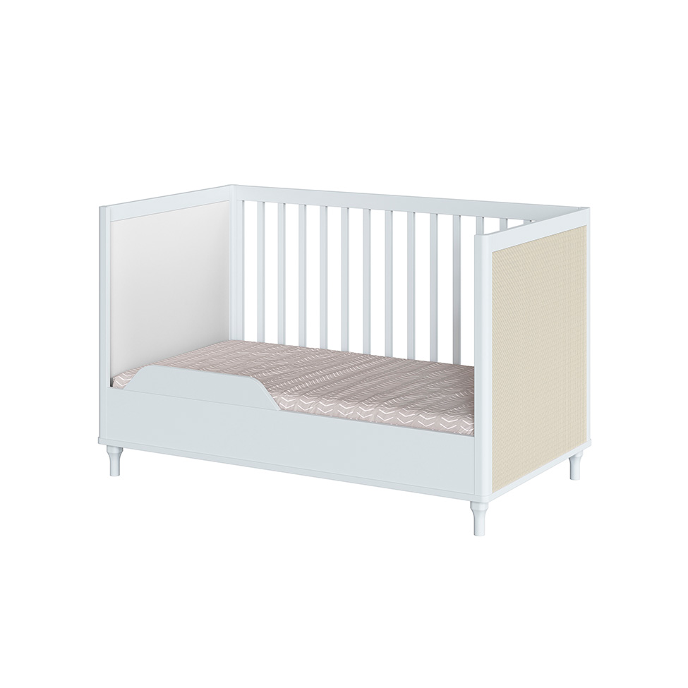 Berço Minicama com Tela Fofura Branco