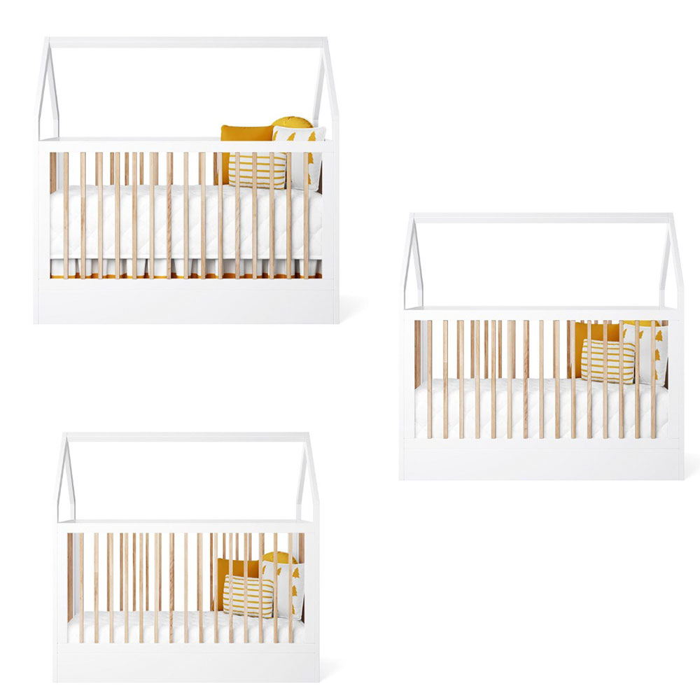 Berço Montessoriano Minicama Wood Branco