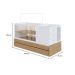 Berço Multifuncional com Cama Auxiliar Cristal 3 GV Aveiro e Branco