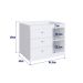 Berço Multifuncional com Cama Auxiliar Cristal 3 GV Aveiro e Branco