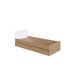 Berço Multifuncional com Cama Auxiliar Cristal 3 GV Aveiro e Branco