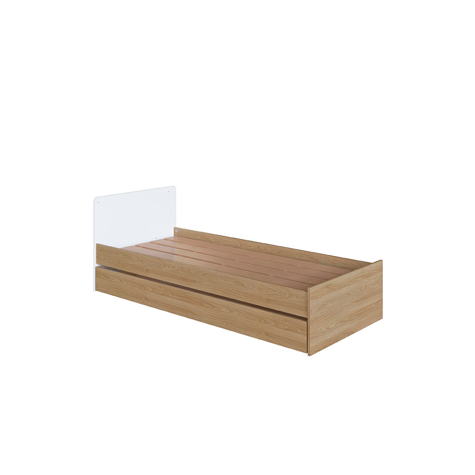 Berço Multifuncional com Cama Auxiliar Cristal 3 GV Aveiro e Branco