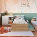 Berço Multifuncional com Cama Auxiliar Cristal 3 GV Aveiro e Branco