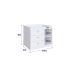 Berço Multifuncional com Cama Auxiliar Cristal 3 GV Branco