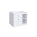 Berço Multifuncional com Cama Auxiliar Cristal 3 GV Branco