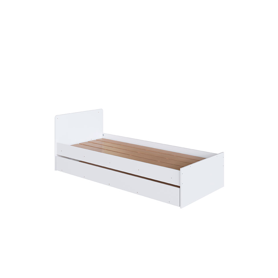 Berço Multifuncional com Cama Auxiliar Cristal 3 GV Branco
