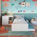 Berço Multifuncional com Cama Auxiliar Cristal 3 GV Branco