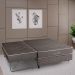 Bicama Box Casal Rennen Hotel (138x188) Marrom