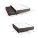 Bicama Box Casal Rennen Hotel (138x188) Marrom