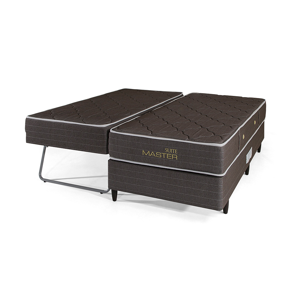 Bicama Box Solteiro Rennen Hotel (88x188) Marrom