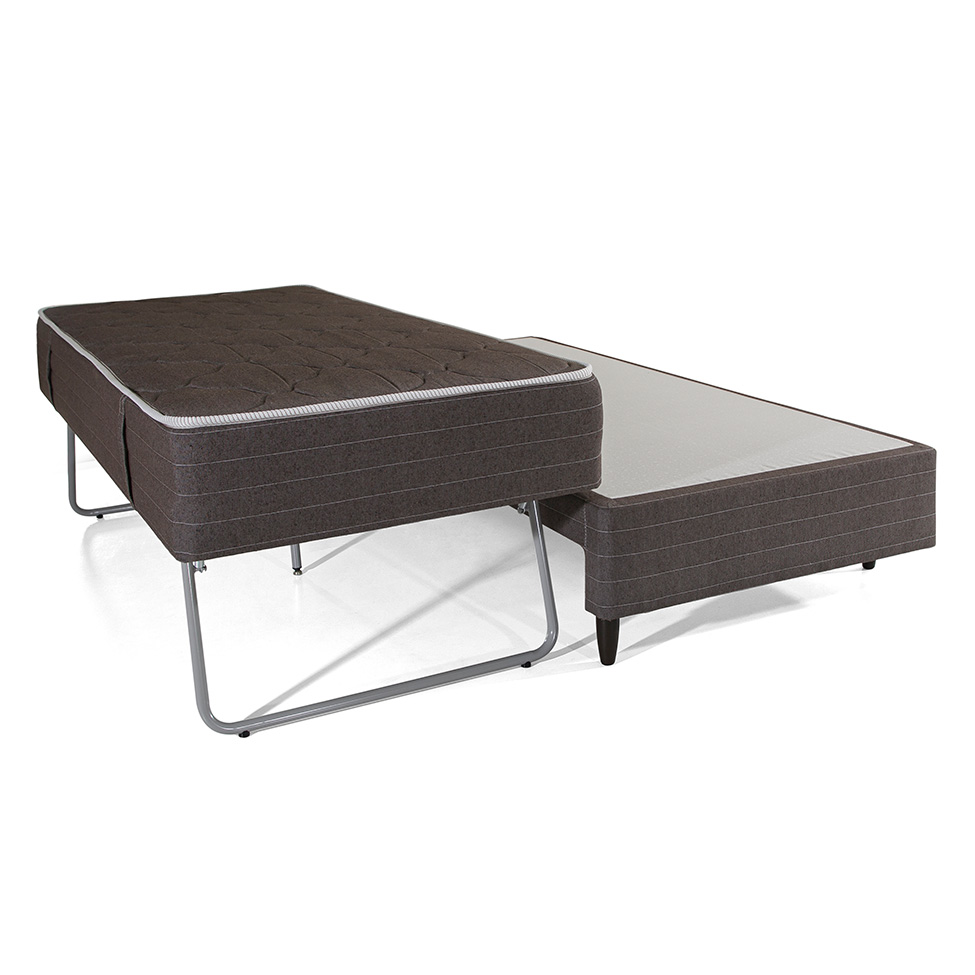 Bicama Box Solteiro Rennen Hotel (88x198) Marrom