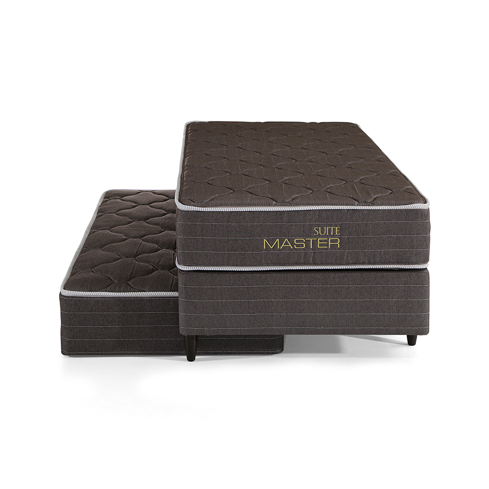 Bicama Box Solteiro Rennen Hotel (88x198) Marrom