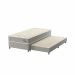 Bicama Box com Colchão Master Hotel Solteiro Molejo Superelastic (67x88x188) Bege
