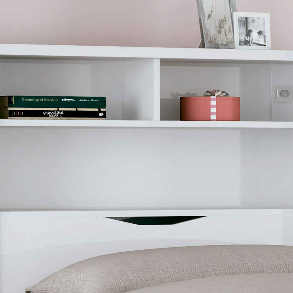 Bicama com Baú Invicta Branca