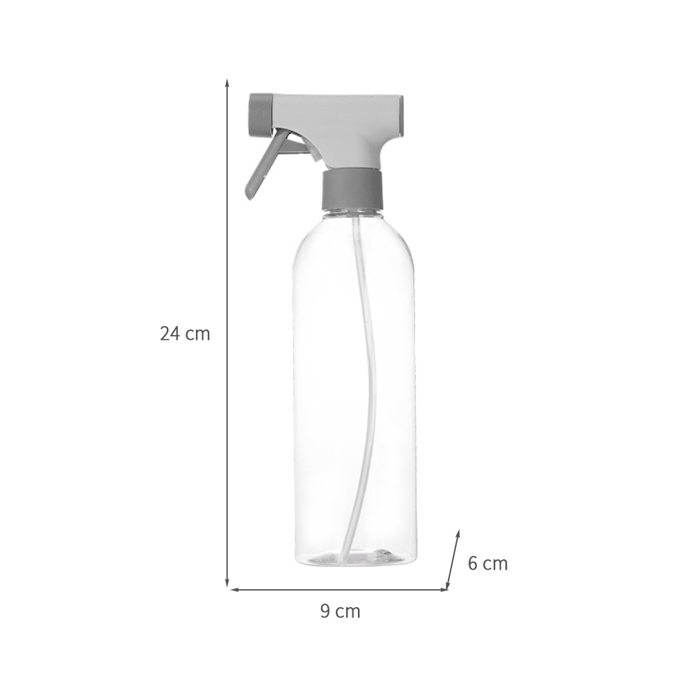 Borrifador Flow Transparente e Bege