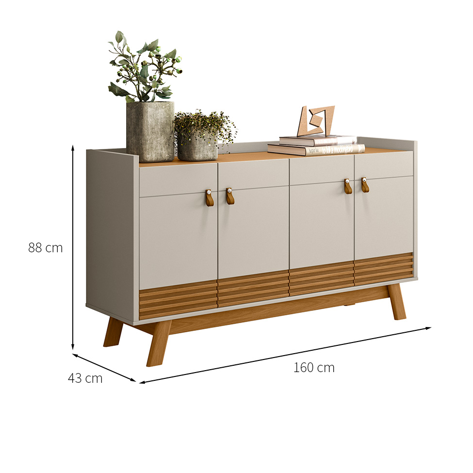 Buffet Abruzzo 4 PT Nature e Off White