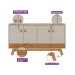 Buffet Abruzzo 4 PT Nature e Off White
