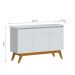 Buffet Aparador Mazza 3 Portas Branco