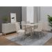 Buffet Arcadia 4 PT Off White e Champagne