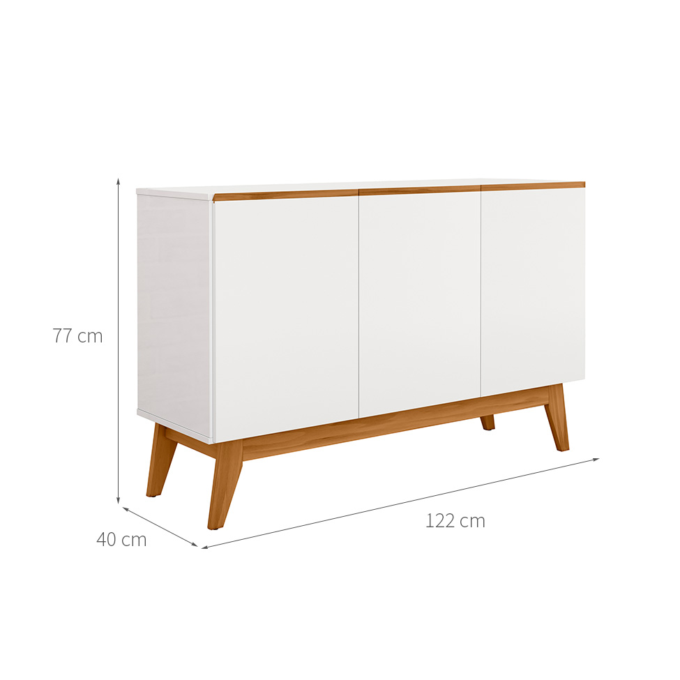 Buffet Ares 3 PT Branco