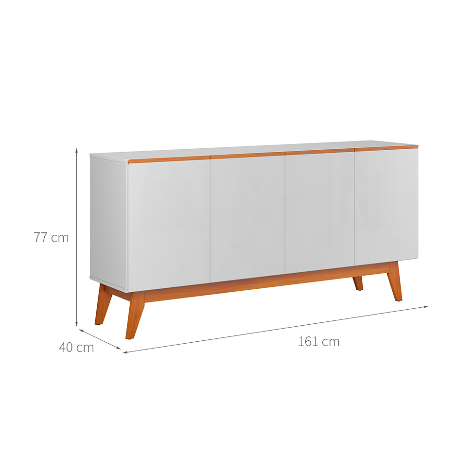 Buffet Ares 4 PT Branco